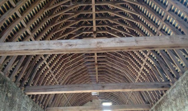 La grange de l'isle en 2025 : charpente